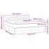Cama box spring con colchón terciopelo rosa 160x200