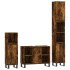 Set de muebles baño 3 pzas madera contrachapada roble