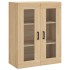 Aparador alto madera contrachapada color roble 69,5x34x180