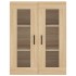 Aparador alto madera contrachapada color roble 69,5x34x180