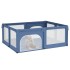 Parque para bebés con 2 puertas tela Oxford azul