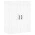 Aparador alto madera contrachapada blanco 69,5x34x180