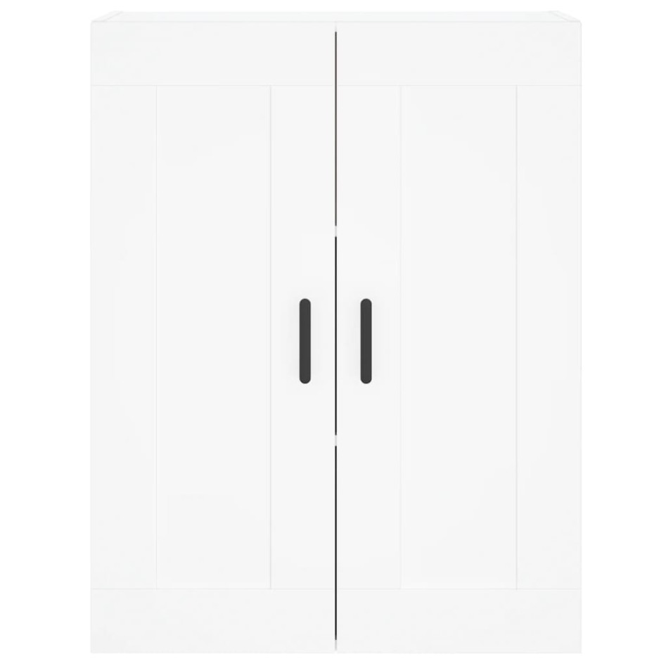 Aparador alto madera contrachapada blanco 69,5x34x180