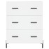 Aparador alto madera contrachapada blanco 69,5x34x180