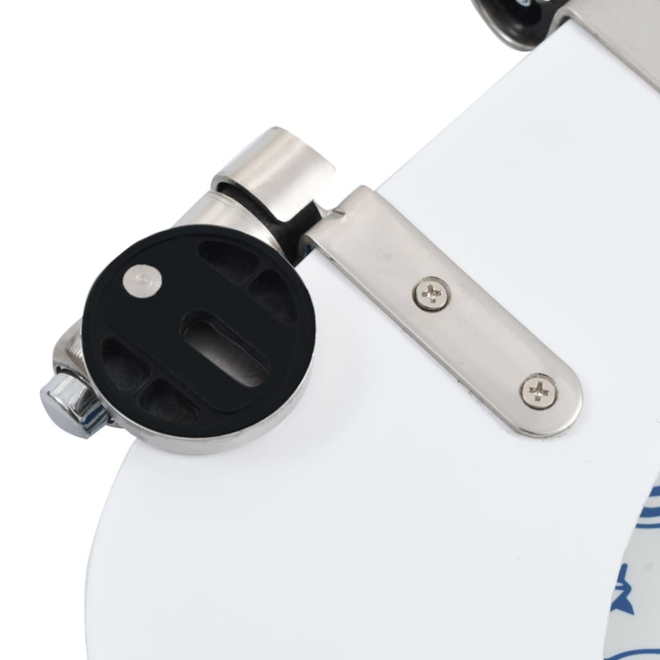 Asiento inodoro WC 2 uds tapa cierre suave MDF diseño