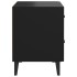 Mesita de noche 2 unidades negro 40x35x47,5