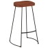 Taburetes de bar Gavin 2 uds madera mango maciza 50x40x78