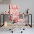 Silla de oficina reclinable masaje cuero sintético
