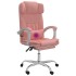 Silla de oficina reclinable masaje cuero sintético
