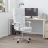 Silla de oficina reclinable masaje cuero sintético