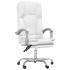 Silla de oficina reclinable masaje cuero sintético
