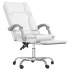 Silla de oficina reclinable masaje cuero sintético