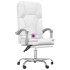 Silla de oficina reclinable masaje cuero sintético
