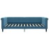 Sofá cama sin colchón terciopelo azul 100x200