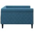 Sofá cama sin colchón terciopelo azul 100x200
