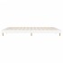 Estructura de cama madera contrachapada blanca 150x200