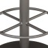 Taburete de cocina de cuero auténtico marrón