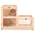 Jaula para hámster madera maciza abeto 81x40x60