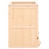 Jaula para hámster madera maciza abeto 81x40x60