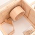 Jaula para hámster madera maciza abeto 81x40x60