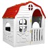 Casita de juegos plegable para niños con puertas y
