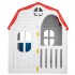 Casita de juegos plegable para niños con puertas y