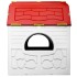 Casita de juegos plegable para niños con puertas y