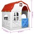Casita de juegos plegable para niños con puertas y