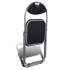 Sillas de comedor plegables 2 uds cuero sintético y acero