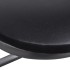 Sillas de comedor plegables 2 uds cuero sintético y acero