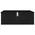 Caja de almacenaje de aluminio negro 100x55x37