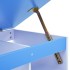 Escritorio infantil de dibujo inclinable azul y