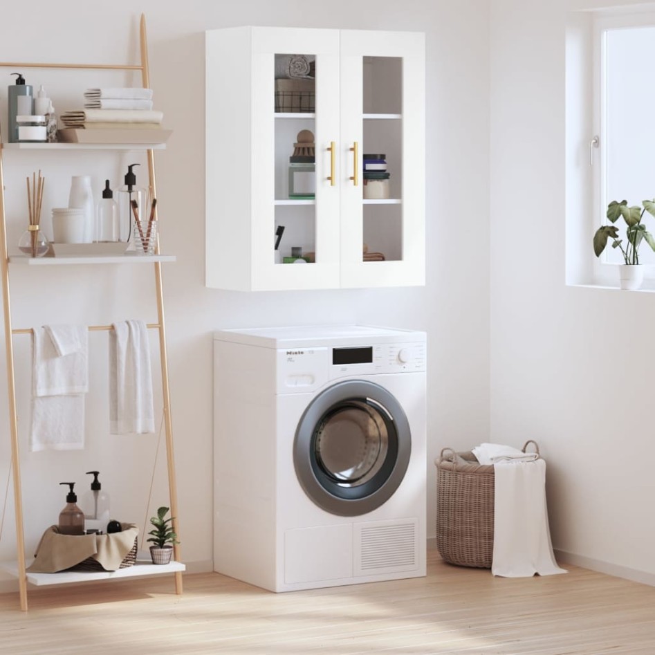 Armario de pared blanco 69,5x34x90