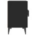 Mueble para TV madera de ingeniería negro 150x30x50