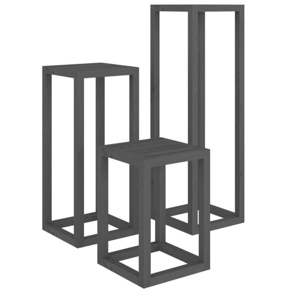 Set de bar 3 piezas madera maciza de pino