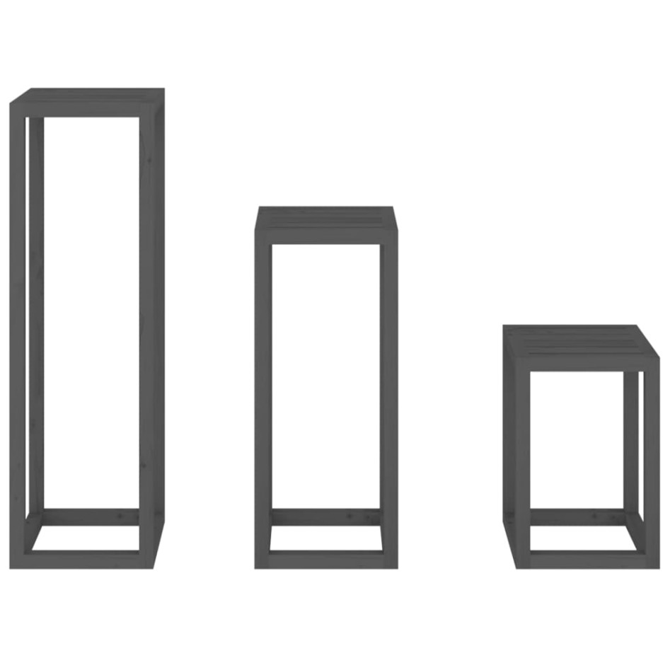 Set de bar 3 piezas madera maciza de pino