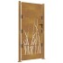 Puerta de jardín acero corten diseño hierba 105x180