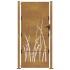 Puerta de jardín acero corten diseño hierba 105x180