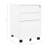 Armario archivador acero blanco 39x45x60