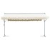Toldo de pie independiente color crema 600x300