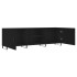 Mueble para TV madera de ingeniería negro 150x30x50