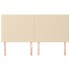 Cabeceros 4 unidades de tela color crema 90x5x78/88