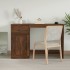 Escritorio cajón madera contrachapada roble marrón 115x50x75
