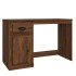 Escritorio cajón madera contrachapada roble marrón 115x50x75