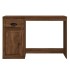 Escritorio cajón madera contrachapada roble marrón 115x50x75