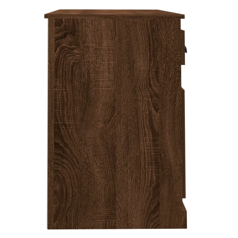 Escritorio cajón madera contrachapada roble marrón 115x50x75