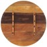 Tablero de mesa redonda 80 cm 25-27 mm madera maciza