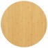 Tablero de mesa de bambú Ø90x2,5