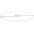 Tablero de mesa de bambú Ø90x2,5