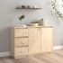 Aparador de madera maciza de pino 111x34x75